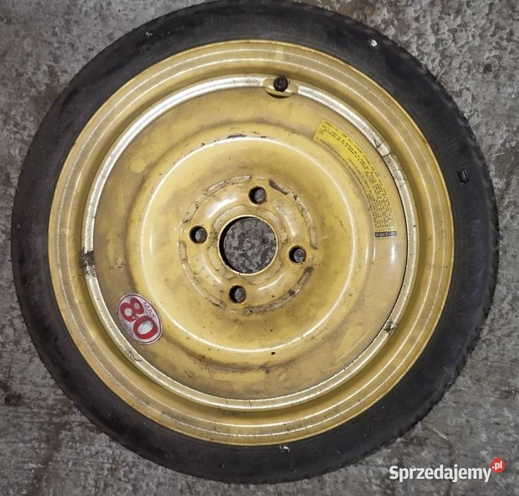 Koło zapasowe dojazdowe dojazdówka 4x100 Samochodowe Przedbórz