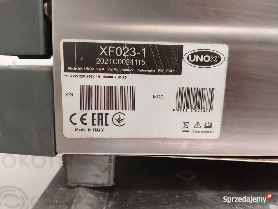 Piec konwekcyjny elektryczny Anna 4x 46x33 UNOX Wrocław
