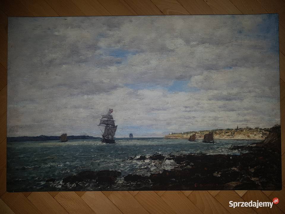 Obraz reprodukcja Wybrzeże Bretanii Eugene Nowy Sącz
