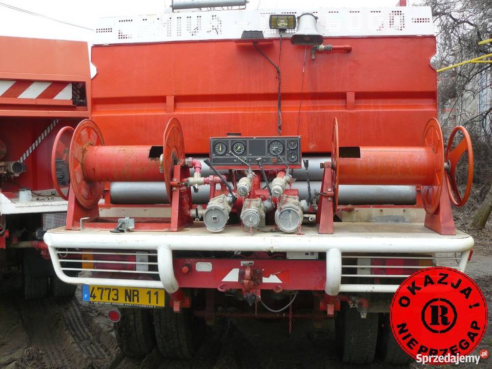 Wóz strażacki 4x4 Renault S170 1991 zabud Camiva nieuszkodzony Kraków