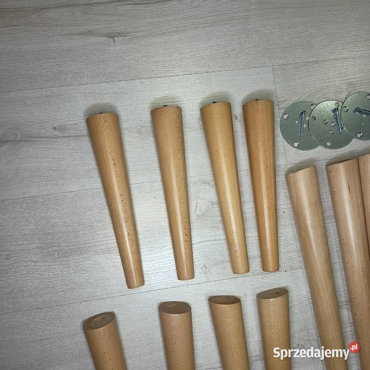 Nogi Drewniane Bukowe Różne rodzaje Nowe Nogi Zabrze sprzedam