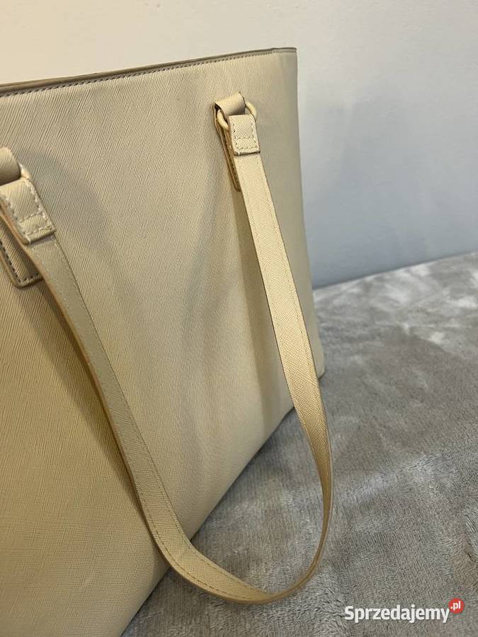 Torba torebka shopper beżowa kremowa Jasło sprzedam