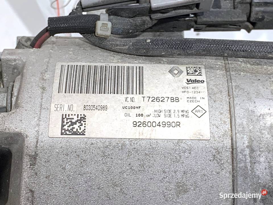 SPRĘŻARKA KLIMATYZACJI RENAULT CAPTUR I sprzedam