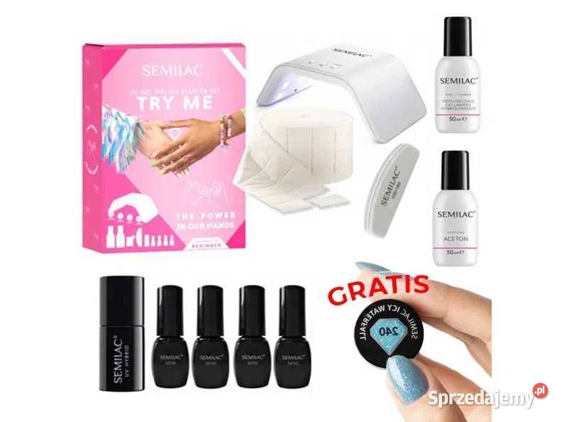 Zestaw do Paznokci SEMILAC TRY ME początkujących