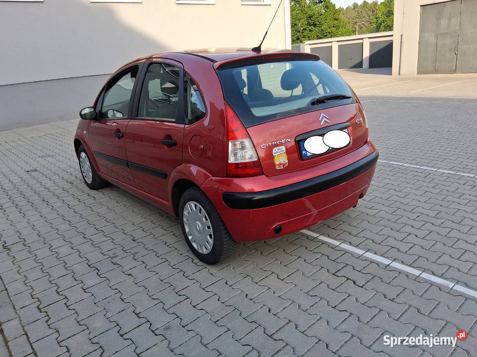 Citroen C3 2008r 11BLpgKlimaZarej Rok produkcji 2008 lubelskie Poniatowa