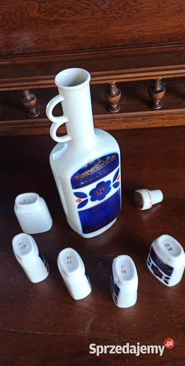 Karafka z kieliszkami Gubernia Wołyńska Gdańsk