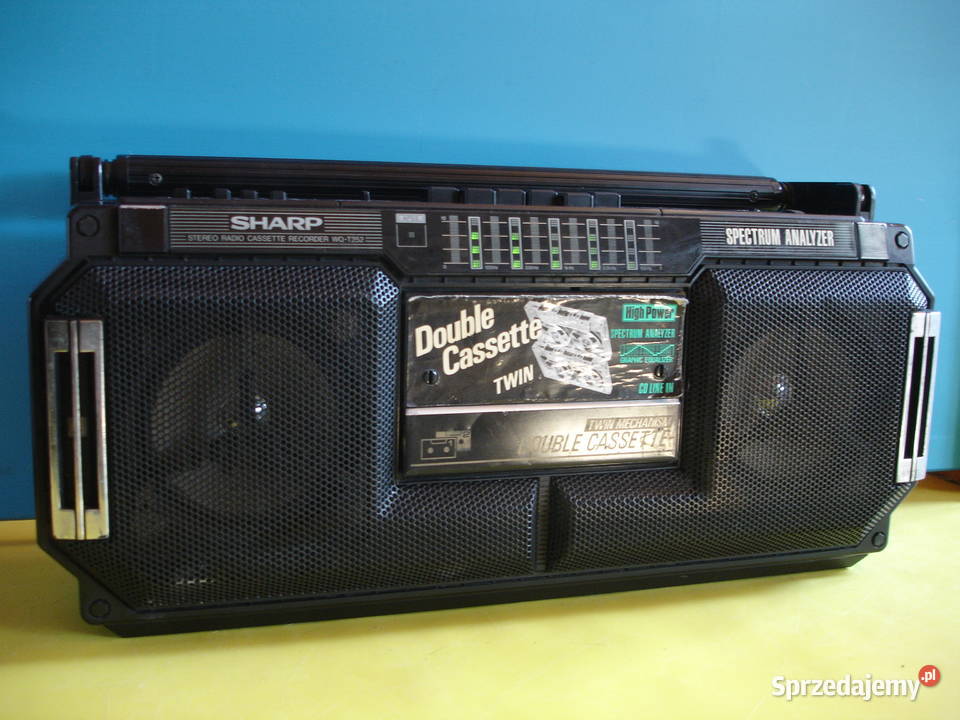 Radiomagnetofon SHARP WQT252H lubuskie Zielona Góra