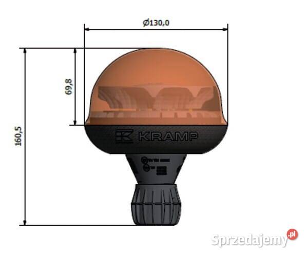 Lampa błyskowa LED 9W 1224V na uchwyt LA20015 Kamionna sprzedam