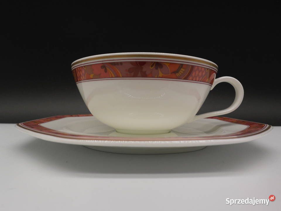Filiżanka ze spodkiem porcelana Hutschenreuther Raszków