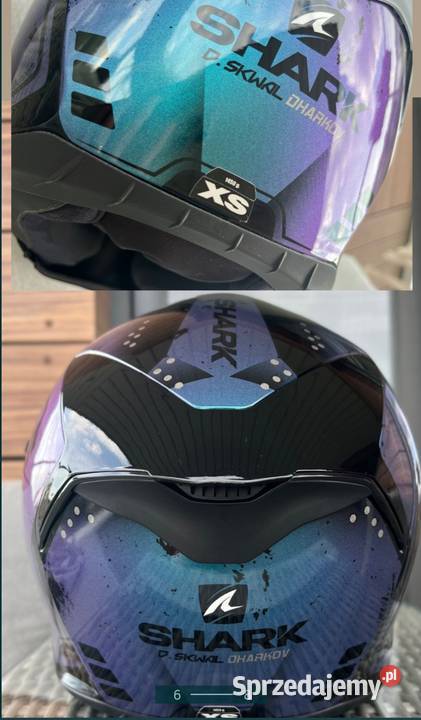Integralny Kask motocyklowy Shark DSkwal Dharkov Rozmiar XS Lublin