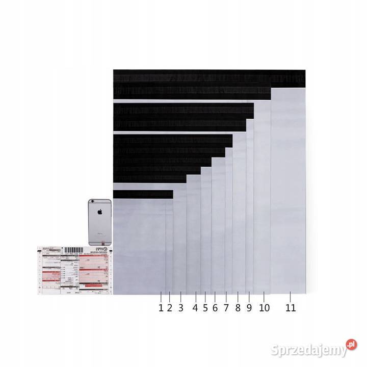 Foliopaki Białe 500x610mm 100 Taśma 48mm x 50m Ludźmierz