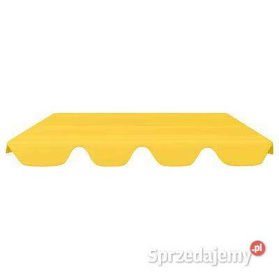 vidaXL Zadaszenie do huśtawki ogrodowej żółte mazowieckie Warszawa
