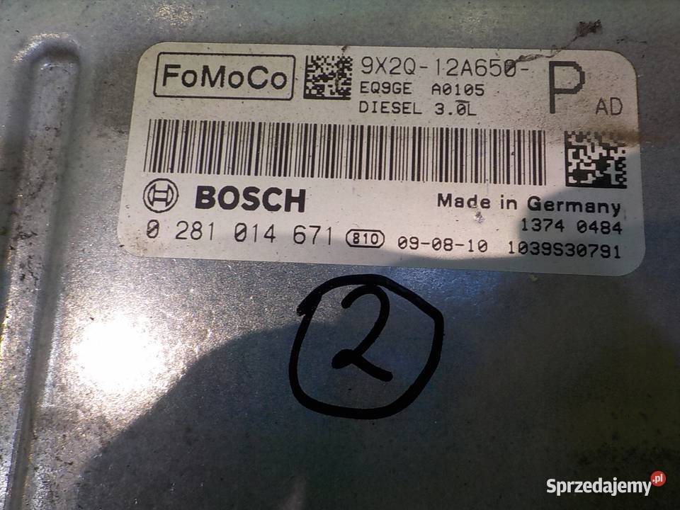 JAGUAR XF X250 I 30 D 11r 4D sterownik modul