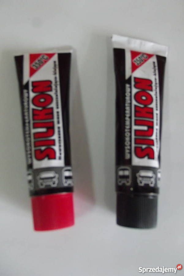 SILIKON WYSOKOTEMP CZARNYCZERWONY TUBKA 40g310g Parczew