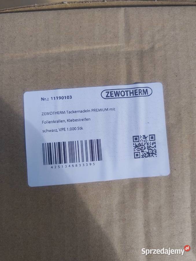 Spinki do takera Zewotherm Sucha Beskidzka