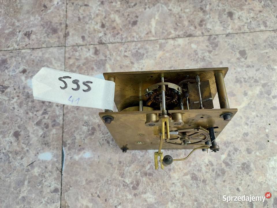 595 Mechanizm zegara ściennego GW Gebruder Wilde Tczew sprzedam