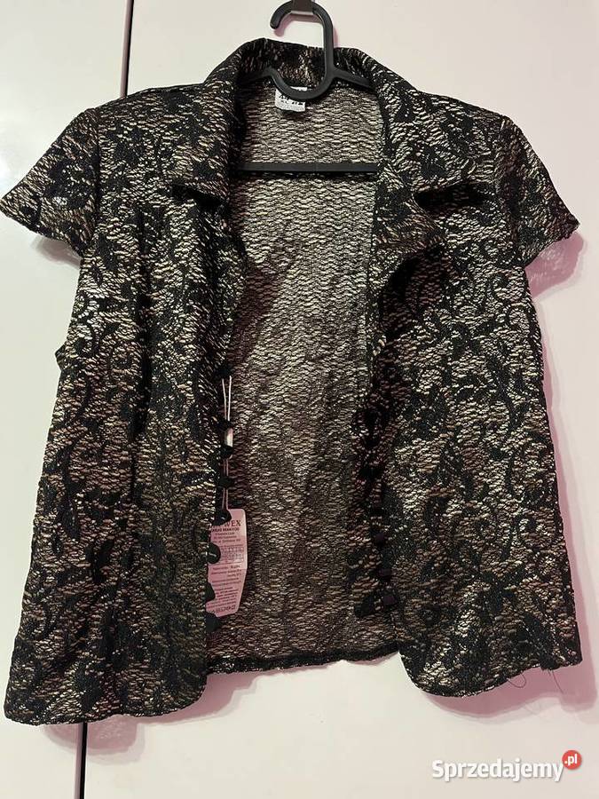 Wizytowa bluzka damska koronkowa rozpinana na Sochaczew sprzedam