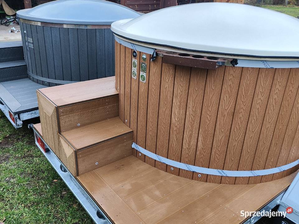 Największa mobilna balia jacuzzi ruska bania lubelskie Wisznice