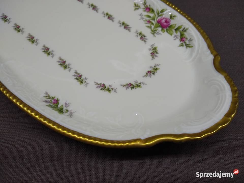 Półmisek królewski Rosenthal Moosrose 36 Porcelana i szkło Kalisz