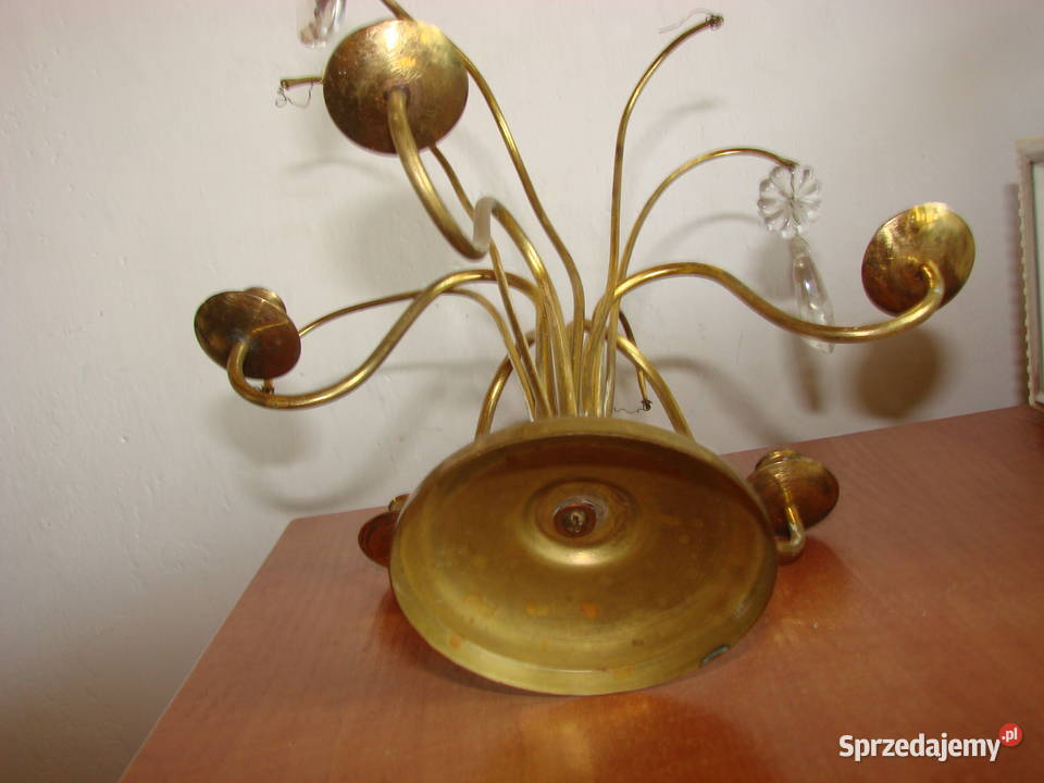 stary mosiężny świecznik pomorskie sprzedam