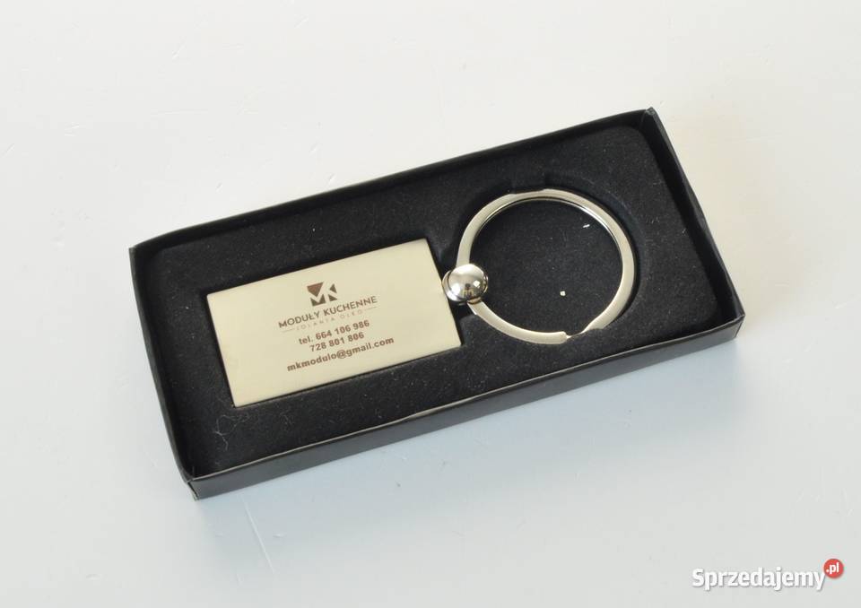 Brelok metalowy jednostronny grawer 50 Leżajsk