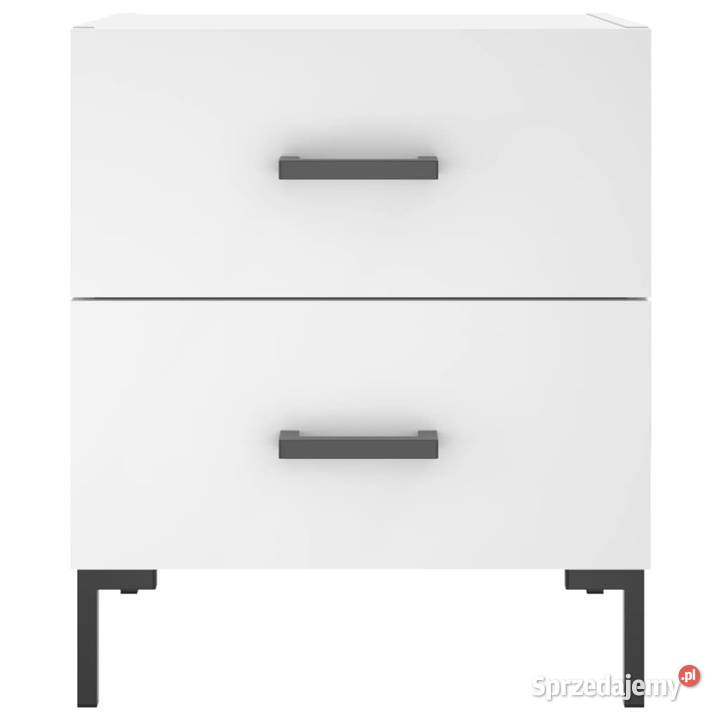 Szafki nocne 2 białe 40x35x475 WM827309 Nocne Warszawa