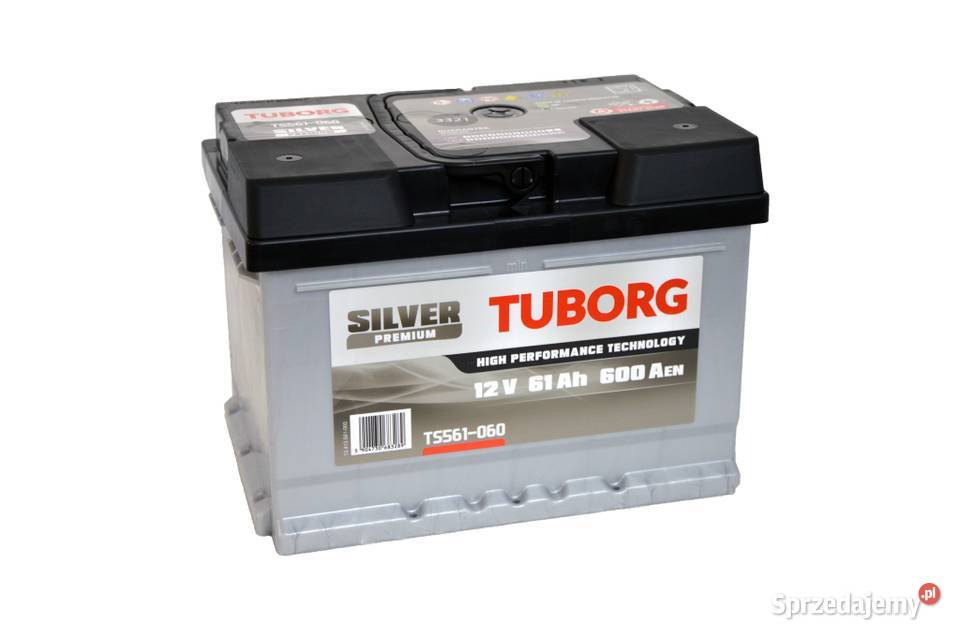 Akumulator Tuborg Silver 12V 61Ah 600A osobowe Luboń sprzedam