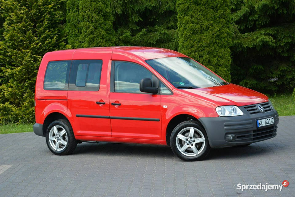 Volkswagen Caddy 14MPI Maxi Life Klimatronic z Ostrów Mazowiecka