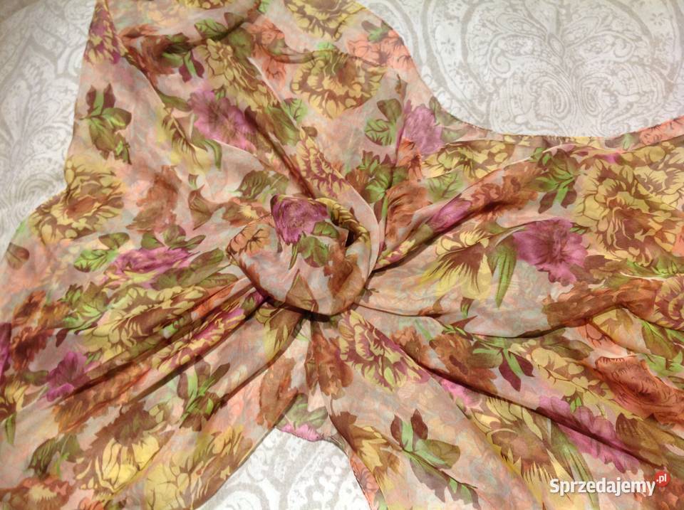 Szal Apaszka Jedwabna Damska j Nowa Nowa Sól sprzedam