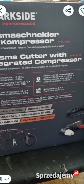 Przecinarka plazmowa Parkside Performance PPSK Opole
