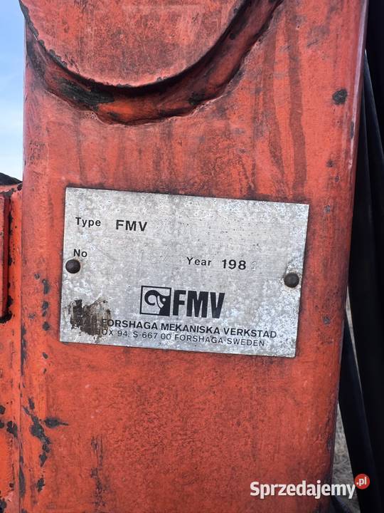 przyczepa leśna FMV nieuszkodzony Mońki sprzedam