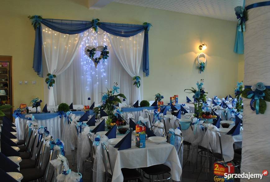 Dekoracja sali weselnej Mielec