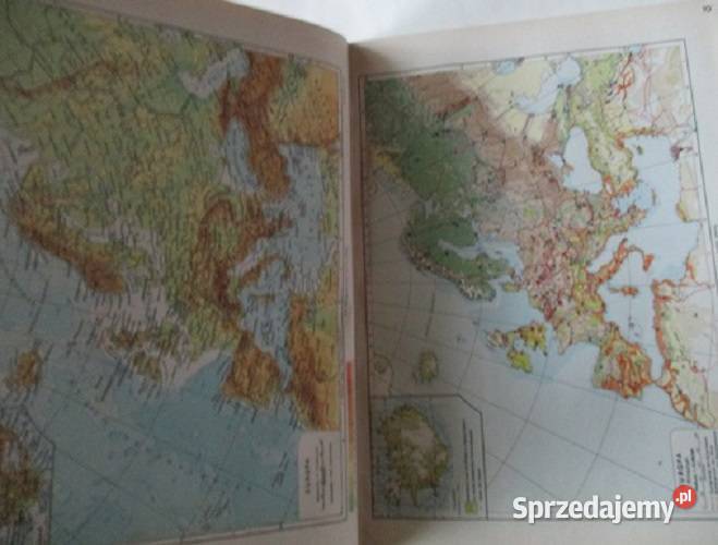 Weltatlas Atlas świata 1957r atlas świat Łódź
