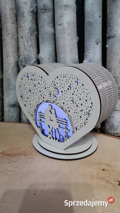 Lampka Zakochani pod gwiazdami warmińsko-mazurskie Łukta sprzedam