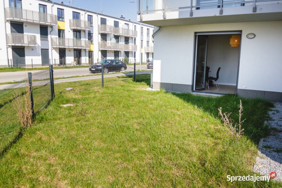 OGRÓD nowe 2 pokoje wyposażone parking komórka
