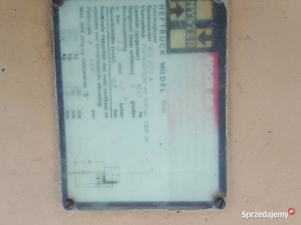 Wózek widłowy hyster h60 Wózki widłowe Bieliny sprzedam