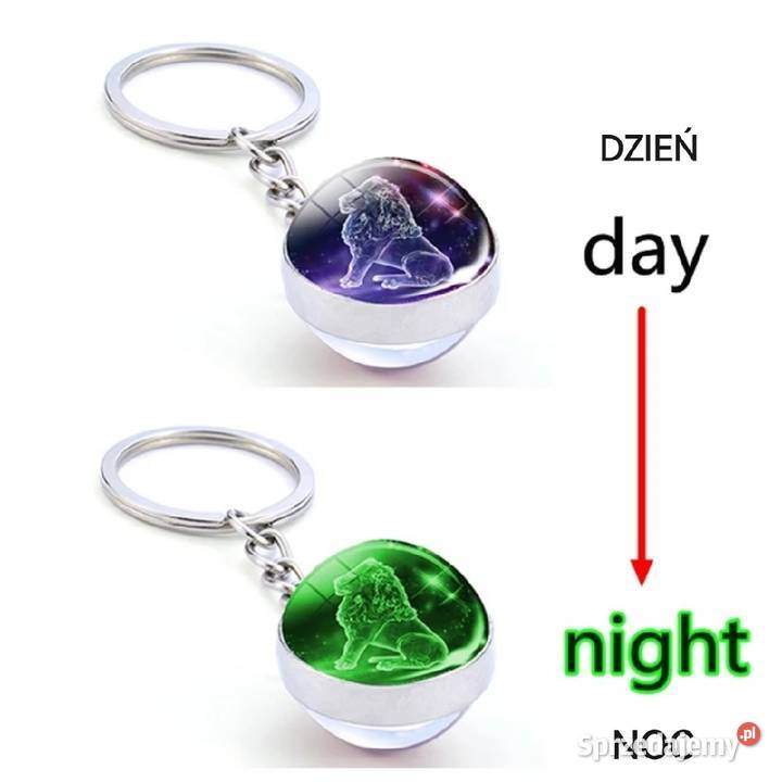 Brelok do kluczy Luminous świecący Znak Zodiaku Pabianice