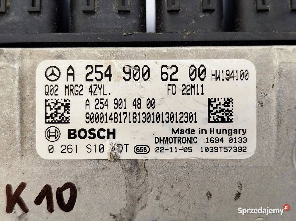 MODUŁ KOMPUTER STEROWNIK SILNIKA MERCEDES W167 Przemęt