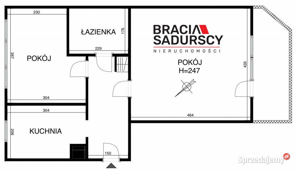 Mieszkanie Kraków Powstańców 453m2 2 pokoje Wynajem małopolskie