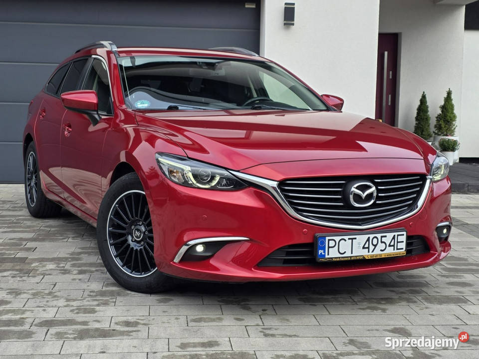 Mazda 6 POLIFT śliczna 144 BEZWYPADKOWA 1998cm3 Czarnków