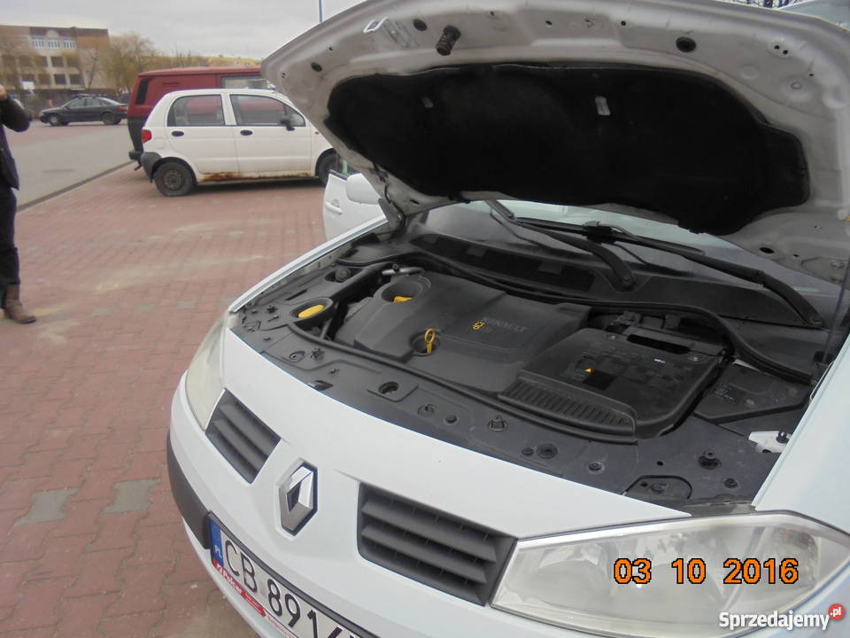 reno megane II 20042005 klima 15 dci sprzedam biały Bydgoszcz
