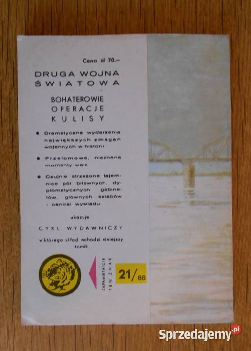 Żółty Tygrys Wrzesień flotylli rzecznej 2188 historyczne Proza i poezja Parczew