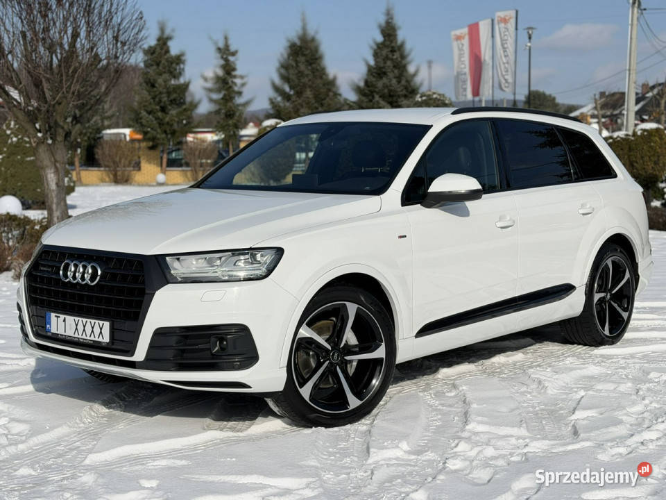 Audi Q7 Bagato Wyposażona S Line Polski Salon pełny VAT świętokrzyskie Widełki