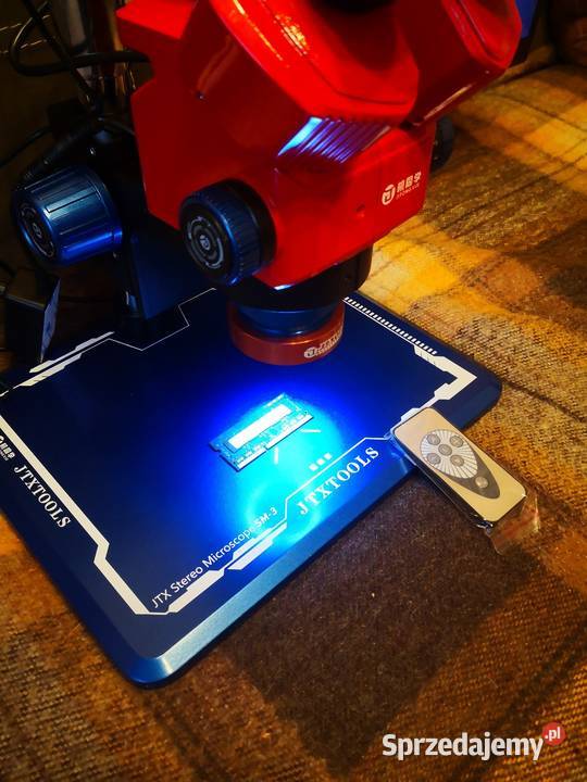 Mikroskop stereoskopowy Triocular MIKROSKOP SM3 Elektronika Hrubieszów