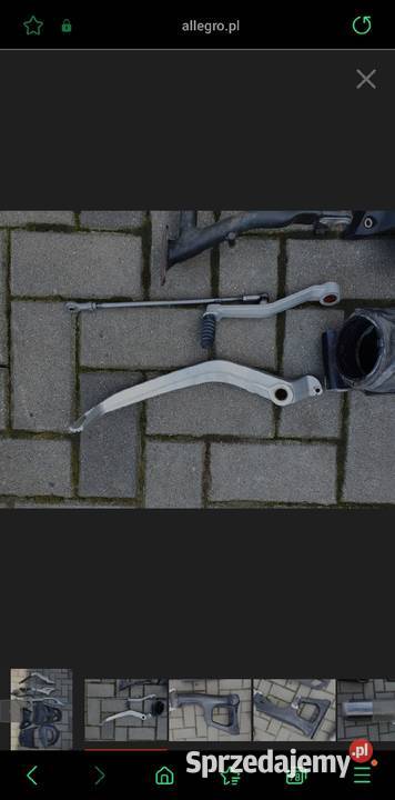 BMW K 1600 tłumik kolektor stopka wydech stelaż Nowy Tomyśl sprzedam