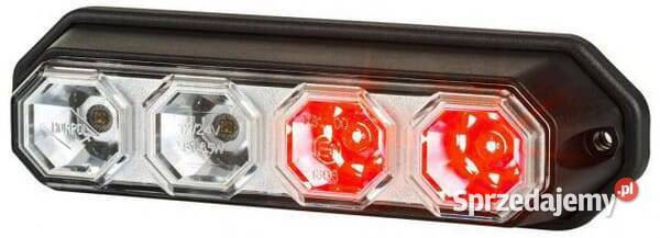 Lampa tylna zespolona LED LZD2264 prostokątna Części i osprzęt rolniczy Kamionna