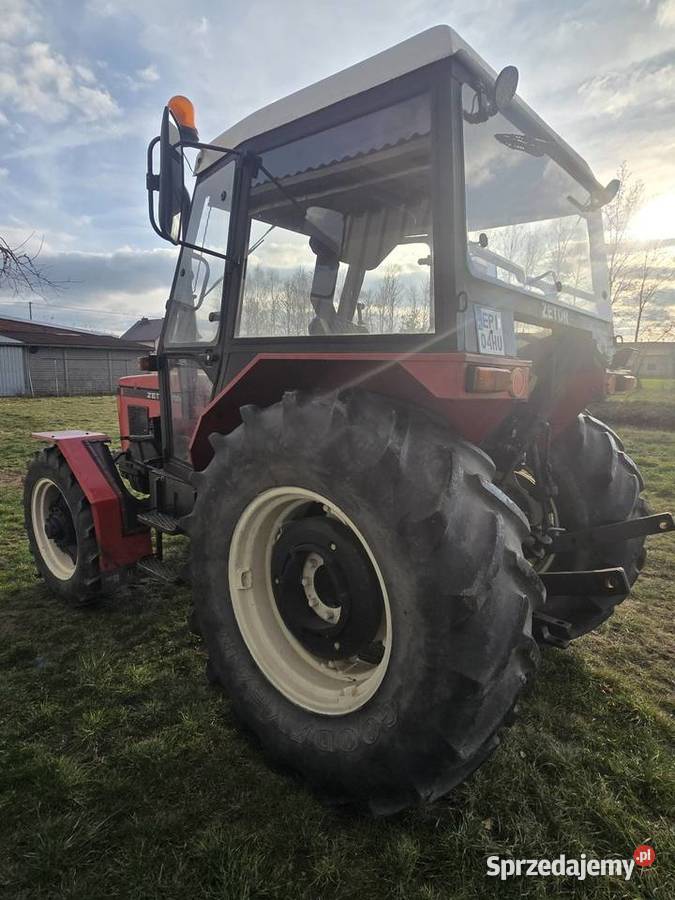 Zetor 7245 z ładowaczem i osprzętem Przyczepa Kabina Gąski