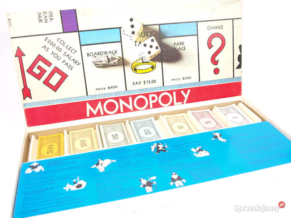 Monopoly z 1974 roku UNIKAT Dom i Ogród Kraków