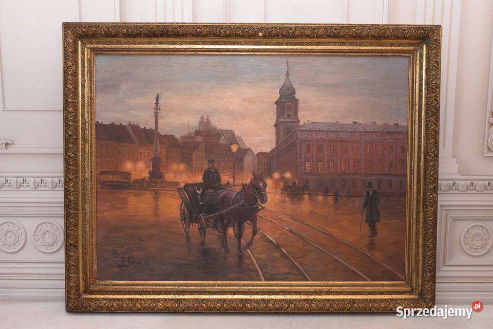 J Fałat Kolumna Zygmunta Warszawa Stary Polski Kraków