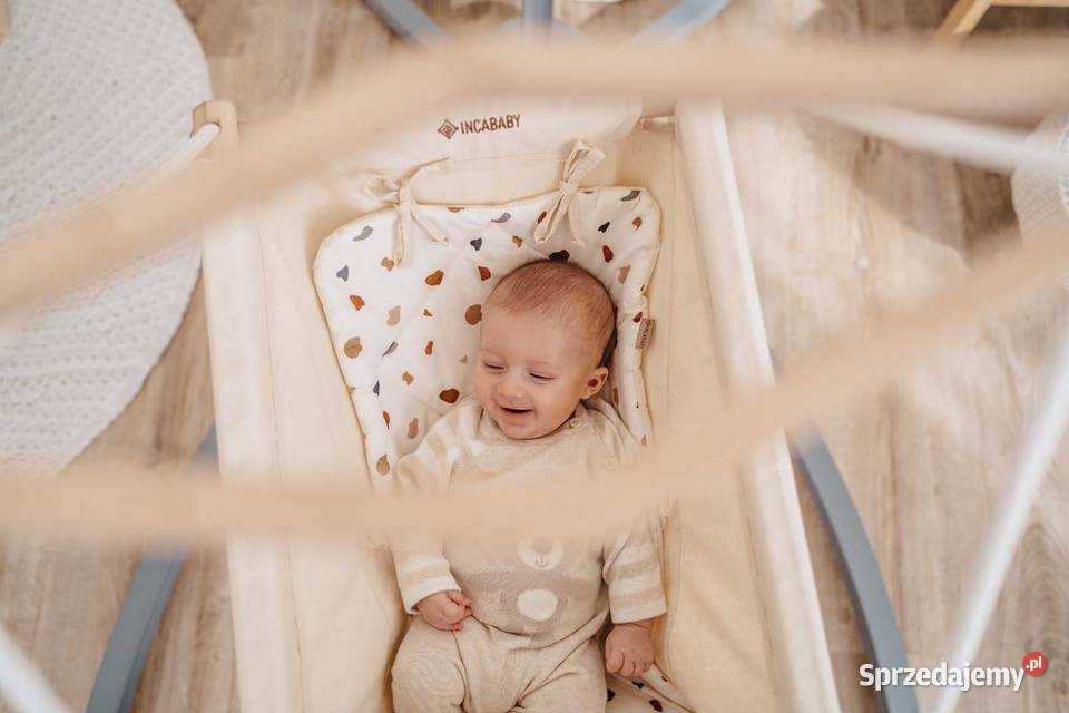 huśtawka niemowlaka Baby Pastel kremowy coco Kraków sprzedam